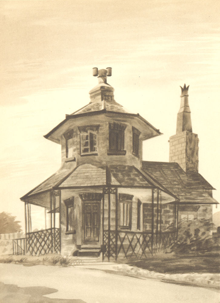 ANGLESEY. Toll House, Trewalchmai. Wales. By Barbara Jones 1948 old print